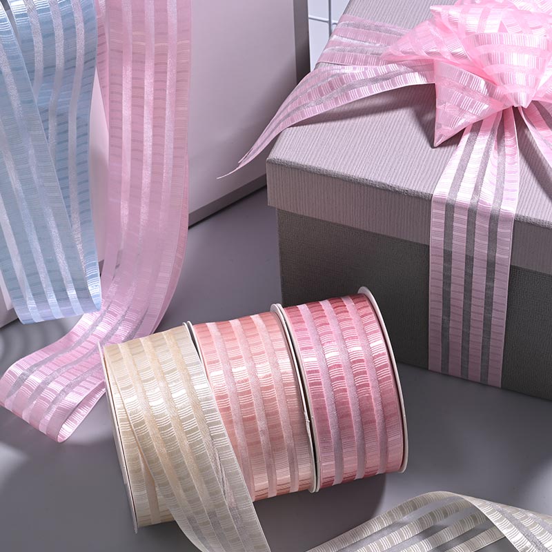 Fita de Organza Listrada