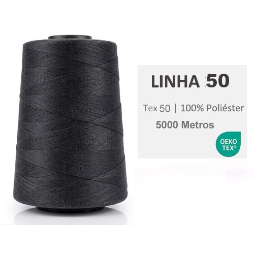 tex 50 5000m Linha de Costura