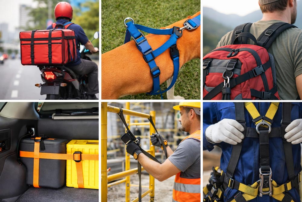 polypropylene webbing application