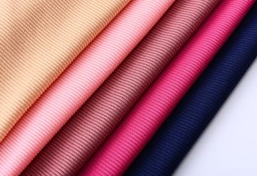 Tecido Canelado 2x2 Rib Poliéster Spandex
